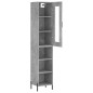 Highboard Betongrau 34,5x34x180 cm Holzwerkstoff Highboard Betongrau 34,5x34x180 cm Holzwerkstoff