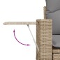 vidaXL 11-tlg. Garten-Sofagarnitur mit Kissen Beige Poly Rattan vidaXL 11-tlg. Garten-Sofagarnitur mit Kissen Beige Poly Rattan