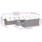 vidaXL 11-tlg. Garten-Sofagarnitur mit Kissen Beige Poly Rattan vidaXL 11-tlg. Garten-Sofagarnitur mit Kissen Beige Poly Rattan