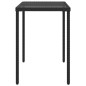 vidaXL 5-tlg. Garten-Essgruppe mit Kissen Schwarz Poly Rattan vidaXL 5-tlg. Garten-Essgruppe mit Kissen Schwarz Poly Rattan