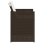 vidaXL 5-tlg. Garten-Essgruppe mit Kissen Braun Poly Rattan vidaXL 5-tlg. Garten-Essgruppe mit Kissen Braun Poly Rattan