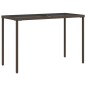 vidaXL 5-tlg. Garten-Essgruppe mit Kissen Braun Poly Rattan vidaXL 5-tlg. Garten-Essgruppe mit Kissen Braun Poly Rattan