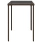 vidaXL 5-tlg. Garten-Essgruppe mit Kissen Braun Poly Rattan vidaXL 5-tlg. Garten-Essgruppe mit Kissen Braun Poly Rattan