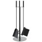 vidaXL 4-tlg. Kaminwerkzeug-Set 22x59 cm Stahl vidaXL 4-tlg. Kaminwerkzeug-Set 22x59 cm Stahl
