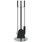 vidaXL 4-tlg. Kaminwerkzeug-Set 22x59 cm Stahl vidaXL 4-tlg. Kaminwerkzeug-Set 22x59 cm Stahl