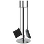 vidaXL 4-tlg. Kaminwerkzeug-Set 22x59 cm Stahl vidaXL 4-tlg. Kaminwerkzeug-Set 22x59 cm Stahl