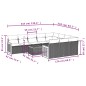 vidaXL 11-tlg. Garten-Sofagarnitur mit Kissen Schwarz Poly Rattan vidaXL 11-tlg. Garten-Sofagarnitur mit Kissen Schwarz Poly Rattan