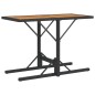 vidaXL 3-tlg. Bistro-Set mit Kissen Schwarz Poly Rattan vidaXL 3-tlg. Bistro-Set mit Kissen Schwarz Poly Rattan
