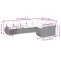 vidaXL 9-tlg. Garten-Sofagarnitur mit Kissen Beige Poly Rattan vidaXL 9-tlg. Garten-Sofagarnitur mit Kissen Beige Poly Rattan