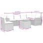 vidaXL 7-tlg. Garten-Sofagarnitur mit Kissen Schwarz Poly Rattan vidaXL 7-tlg. Garten-Sofagarnitur mit Kissen Schwarz Poly Rattan