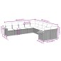 vidaXL 10-tlg. Garten-Sofagarnitur mit Kissen Beige Poly Rattan vidaXL 10-tlg. Garten-Sofagarnitur mit Kissen Beige Poly Rattan