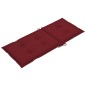 Verstellbare Gartenstühle 6 Stk. mit Auflagen Massivholz Akazie Verstellbare Gartenstühle 6 Stk. mit Auflagen Massivholz Akazie