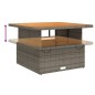 vidaXL 2-tlg. Garten-Essgruppe mit Kissen Grau Poly Rattan vidaXL 2-tlg. Garten-Essgruppe mit Kissen Grau Poly Rattan