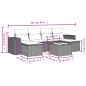 vidaXL 7-tlg. Garten-Sofagarnitur mit Kissen Beige Poly Rattan vidaXL 7-tlg. Garten-Sofagarnitur mit Kissen Beige Poly Rattan