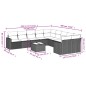 vidaXL 11-tlg. Garten-Sofagarnitur mit Kissen Beige Poly Rattan vidaXL 11-tlg. Garten-Sofagarnitur mit Kissen Beige Poly Rattan