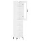 Highboard Hochglanz-Weiß 34,5x34x180 cm Holzwerkstoff Highboard Hochglanz-Weiß 34,5x34x180 cm Holzwerkstoff