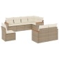 vidaXL 8-tlg. Garten-Sofagarnitur mit Kissen Beige Poly Rattan vidaXL 8-tlg. Garten-Sofagarnitur mit Kissen Beige Poly Rattan