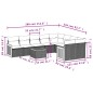 vidaXL 10-tlg. Garten-Sofagarnitur mit Kissen Schwarz Poly Rattan vidaXL 10-tlg. Garten-Sofagarnitur mit Kissen Schwarz Poly Rattan