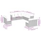 vidaXL 11-tlg. Garten-Sofagarnitur mit Kissen Schwarz Poly Rattan vidaXL 11-tlg. Garten-Sofagarnitur mit Kissen Schwarz Poly Rattan