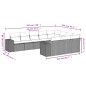 vidaXL 10-tlg. Garten-Sofagarnitur mit Kissen Beige Poly Rattan vidaXL 10-tlg. Garten-Sofagarnitur mit Kissen Beige Poly Rattan