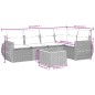 vidaXL 6-tlg. Garten-Sofagarnitur mit Kissen Schwarz Poly Rattan vidaXL 6-tlg. Garten-Sofagarnitur mit Kissen Schwarz Poly Rattan