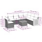 vidaXL 7-tlg. Garten-Sofagarnitur mit Kissen Beige Poly Rattan vidaXL 7-tlg. Garten-Sofagarnitur mit Kissen Beige Poly Rattan