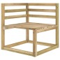 Gartensofa 4-Sitzer mit Kissen Grün Imprägniertes Kiefernholz Gartensofa 4-Sitzer mit Kissen Grün Imprägniertes Kiefernholz