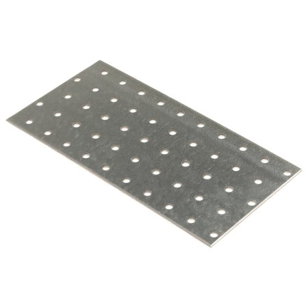 vidaXL Lochplatten 40 Stk. 2 mm 200x100 mm Verzinkter Stahl