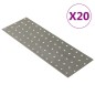 vidaXL Lochplatten 20 Stk. 2 mm 300x100 mm Verzinkter Stahl vidaXL Lochplatten 20 Stk. 2 mm 300x100 mm Verzinkter Stahl