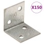 vidaXL Winkelhalterungen 150 Stk. 2 mm 30x25x30 mm Verzinkter Stahl vidaXL Winkelhalterungen 150 Stk. 2 mm 30x25x30 mm Verzinkter Stahl