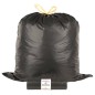 vidaXL Müllsäcke mit Zugband 150 Stk. Schwarz 240 L vidaXL Müllsäcke mit Zugband 150 Stk. Schwarz 240 L