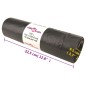 vidaXL Müllsäcke mit Zugband 150 Stk. Schwarz 240 L vidaXL Müllsäcke mit Zugband 150 Stk. Schwarz 240 L