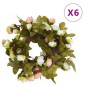 vidaXL Künstliche Blumengirlanden 6 Stk. Champagner 215 cm vidaXL Künstliche Blumengirlanden 6 Stk. Champagner 215 cm
