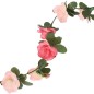 vidaXL Künstliche Blumengirlanden 6 Stk. Rose 240 cm vidaXL Künstliche Blumengirlanden 6 Stk. Rose 240 cm