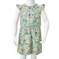 Kinderkleid mit Flügelärmeln Hellkhaki 92 Kinderkleid mit Flügelärmeln Hellkhaki 92