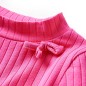 Kinder-Langarmshirt Rippstrick Knallrosa 104 Kinder-Langarmshirt Rippstrick Knallrosa 104