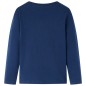 Kinder-Langarmshirt Marineblau 128 Kinder-Langarmshirt Marineblau 128