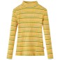 Kinder-Langarmshirt Halbrollkragen Ocker 116 Kinder-Langarmshirt Halbrollkragen Ocker 116