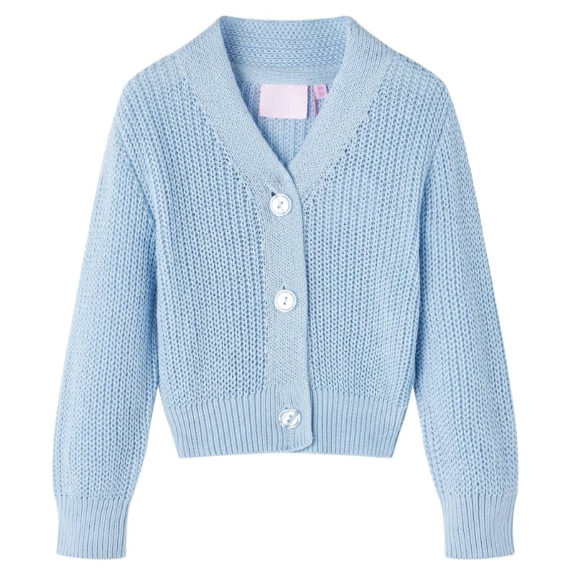 Kinder-Strickjacke Blau 128 Kinder-Strickjacke Blau 128