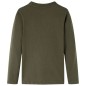 Kinder-Langarmshirt Khaki 92 Kinder-Langarmshirt Khaki 92