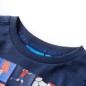 Kinder-Langarmshirt Marineblau Melange 128 Kinder-Langarmshirt Marineblau Melange 128