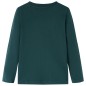 Kinder-Langarmshirt Dunkelgrün 92 Kinder-Langarmshirt Dunkelgrün 92