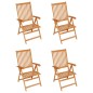 Gartenstühle 4 Stk. mit Hellgrünen Kissen Massivholz Teak Gartenstühle 4 Stk. mit Hellgrünen Kissen Massivholz Teak