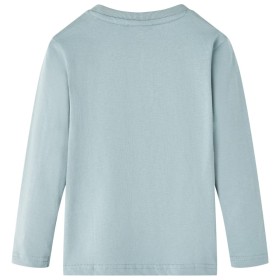 Kinder-Langarmshirt Hellblau 92