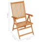 Gartenstühle 4 Stk. mit Hellgrünen Kissen Massivholz Teak Gartenstühle 4 Stk. mit Hellgrünen Kissen Massivholz Teak