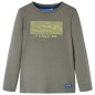 Kinder-Langarmshirt Khaki 140 Kinder-Langarmshirt Khaki 140
