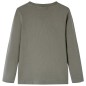 Kinder-Langarmshirt Khaki 140 Kinder-Langarmshirt Khaki 140