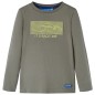 Kinder-Langarmshirt Khaki 116 Kinder-Langarmshirt Khaki 116