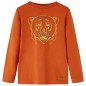 Kinder-Langarmshirt Rostbraun 140 Kinder-Langarmshirt Rostbraun 140