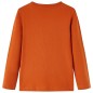 Kinder-Langarmshirt Rostbraun 140 Kinder-Langarmshirt Rostbraun 140